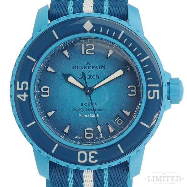 Blancpain x Swatch Fifty Fathoms Blue Lagoon - Original mit Zertifikat