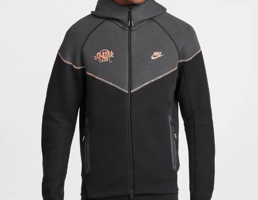 Nike Sportswear Tech Fleece x Central Cee Syna World Full Zip Hoodie Schwarz