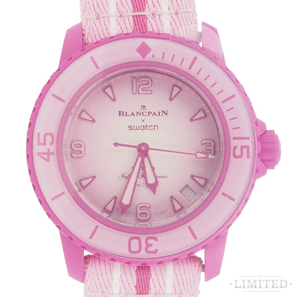 Blancpain x Swatch Fifty Fathoms Pink Ocean - Original mit Zertifikat