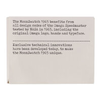 Swatch x Omega Bioceramic Moonswatch 1965 -  Original mit Zertifikat