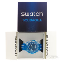 Swatch Scubaqua Blue Fire - Original mit Zertifikat