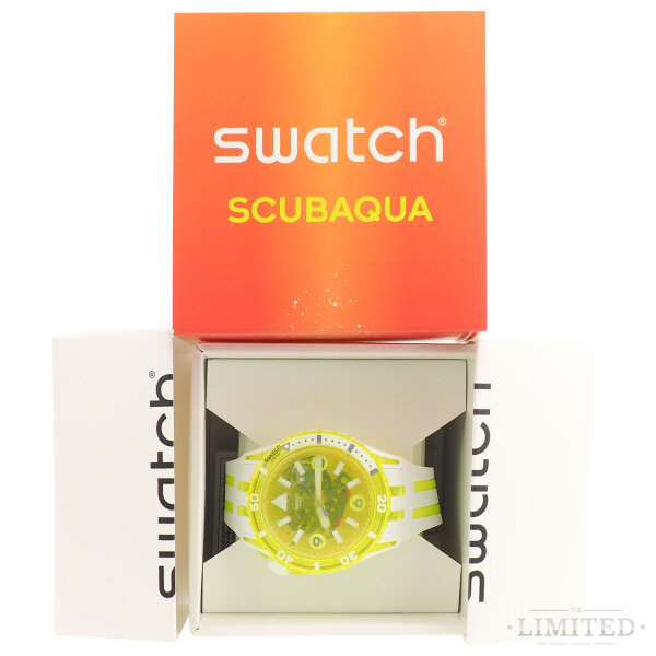Swatch Scubaqua Egg Yolk - Original mit Zertifikat