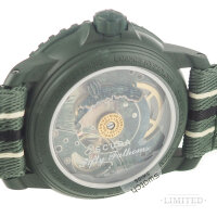 Blaincpain x Swatch Fifty Fathoms Green Abyss - Original mit Zertifikat