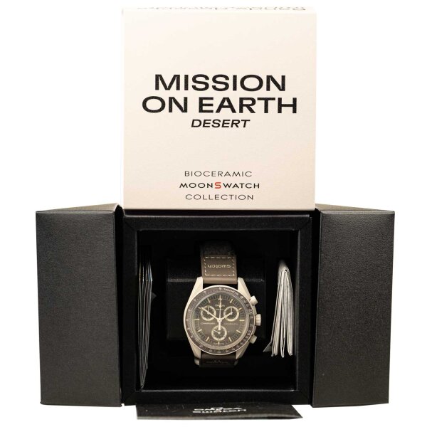 Omega x Swatch Mission on Earth Desert - Original mit Zertifikat